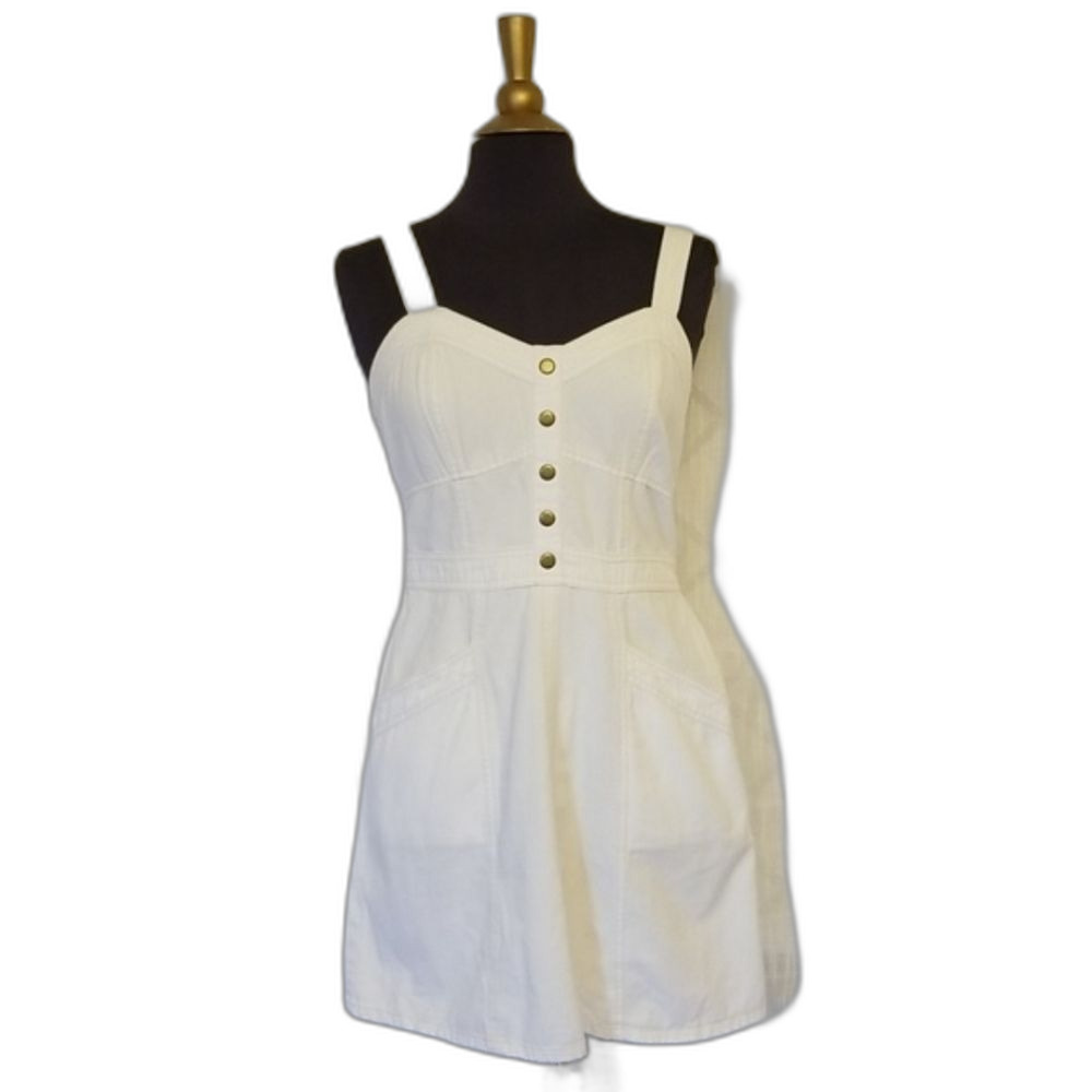 White Denim Japna Dress Womens Size XXL